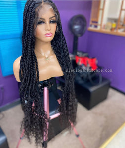 “Bonita Island Gal” 🌴✨Virgin Island Vibes Full Lace Braided Wig